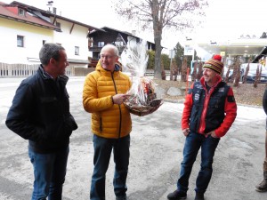 Die Kommandanten der FF Seefeld mit Klaus