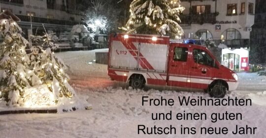 Frohe Weihnachten und einen guten „Rutsch“ ins neue Jahr!